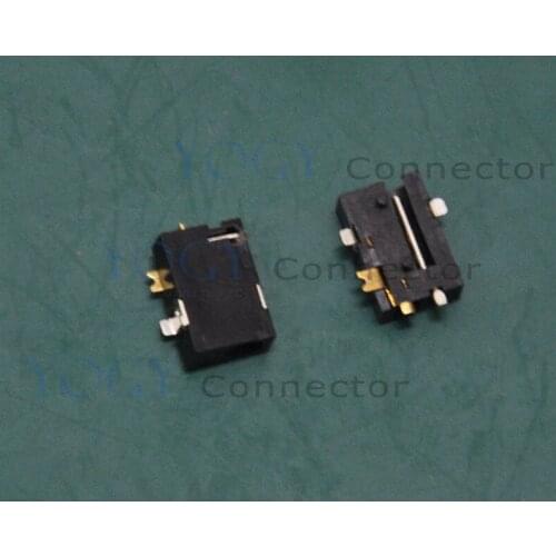 20pcs Tablet PC and DV Widely Using 5pin SMT Power DC Jack Connector Socket, Hole dia 2.5mm Pin 0.7mm, Size 9x6x3mm