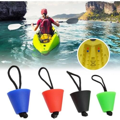 4 pieces of canoe assault boat silicone waterproof drain plug for Hobie/Fit ocean kayak