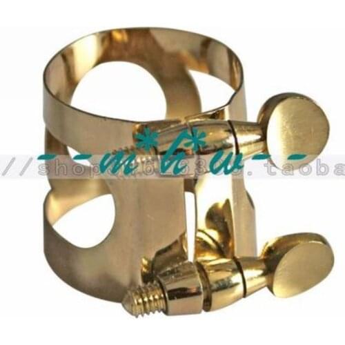 6 pieces Metal ligature for Tenor sax mouthpiece