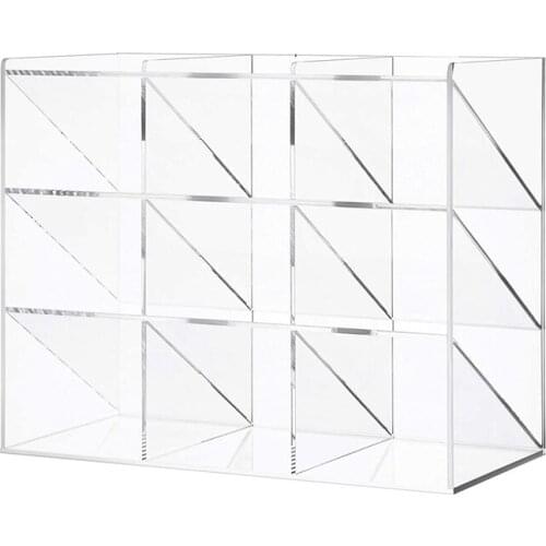 Acrylic Marker Holder Large Capacity Clear Pen Organizer Storage Desk Organizer Office Organization for Desktop