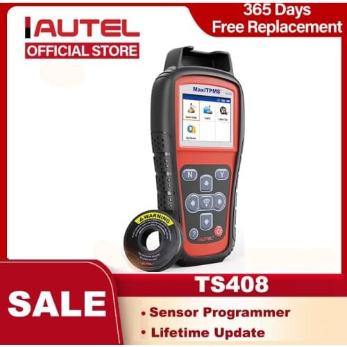 Autel TS408 TPMS Relearn Tool Tire Pressure Monitor Sensor Programing TPMS Tool MX-Sensor Activation Program Key Fob Testing
