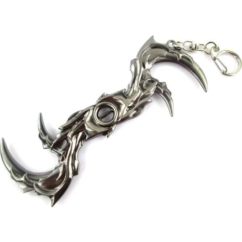 Bsarai LOL Glorious Executioner Draven Soul Reaper sword axe Model Key Chain Ring