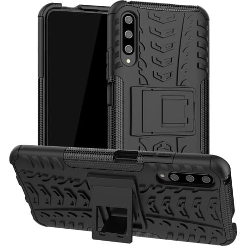 For Huawei Psmart Z / Y9 Prime 2019 / Honor 9X / 9X Pro Case Hard Plastic Soft Silicone Hybrid Armor Stand PC + TPU Cover