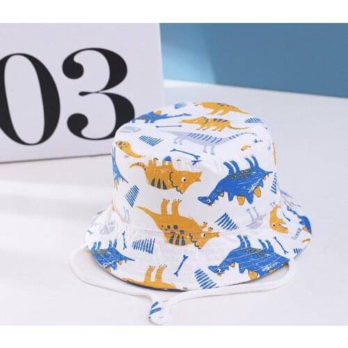 Kids Hats Caps 24 Styles To Choose Colorful Print Cartoon Floral Summer Boys Bucket Fisherman Hat Children Accessories Sun Caps