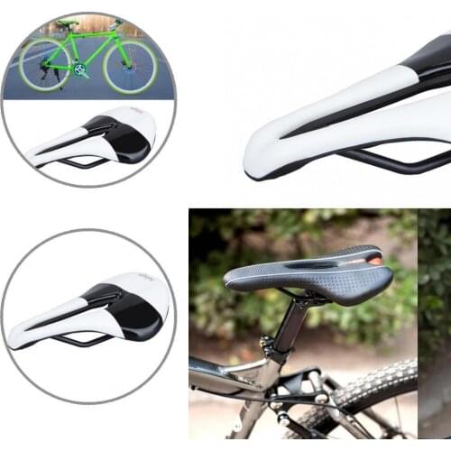 Breathable Faux Leather Waterproof Surface Replacement Bicycle Saddle for Refit