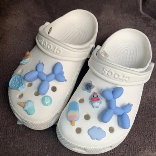 All-match Quality Charms for Crocs DIY Bundle Lovely Cartoon Croc Decoration Cute Balloon Dog Clogs Shoe Decorations Kids Gift
