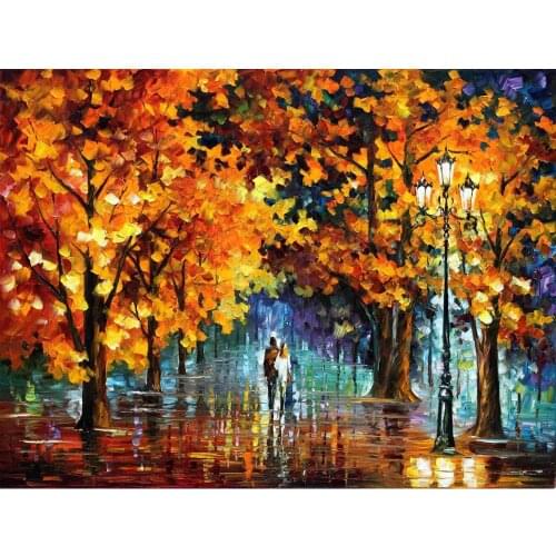 Beautiful landscape paintings the tears of angles palette knife art on canvas wall pictures for living room