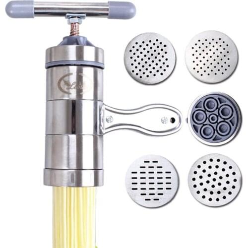 Pasta Machine Manual Stainless Steel Noodle Pasta Machine Crank Cutter Fruits Juicer Cookware Making Spaghetti Kitchen Tools