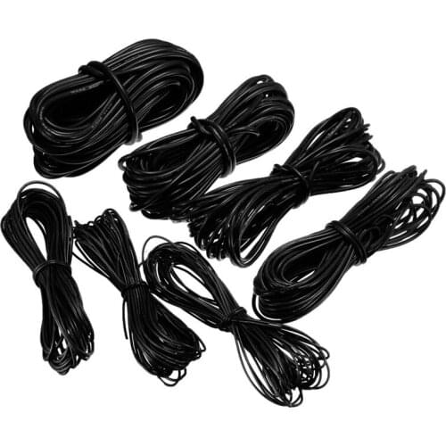 New Arrival 10 Meter Black Silicone Wire Cable 10/12/14/16/18/20/22AWG Flexible Cable Hot Sale