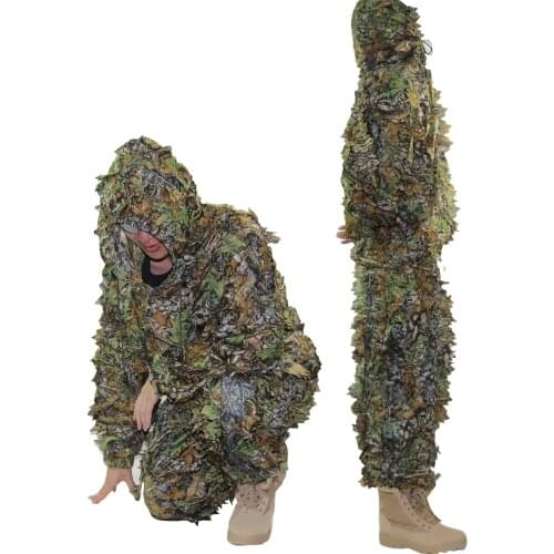 Hunting Clothes 3D Ghillie Suits Sniper Camouflage Ghillie clothes for hunting accessories