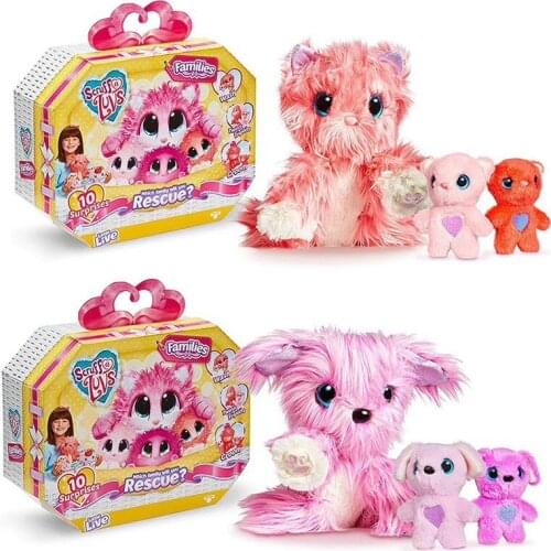 Series 5 Scruff a Luvse Plush Dolls Accessories Kids Girls 10 Surprise Bath Dog Cat Stuffed Doll Toy For Children New Year Gifts