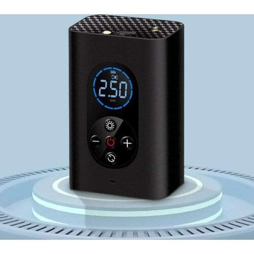 Portable Car Air Compressor Electric Wireless Tire Inflator Air Pump Rechargeable Digital 150PSI Auto for Car Motorcycle Balls