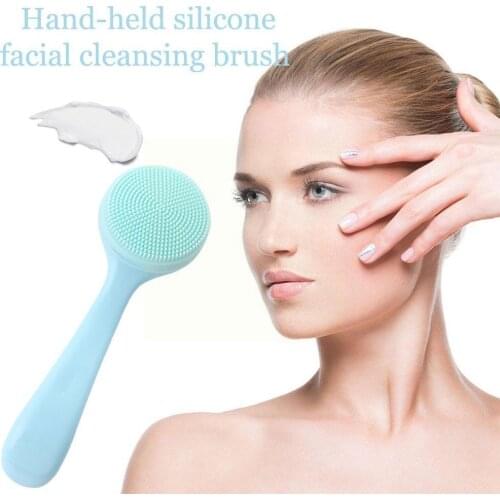 Facial Cleansing Brush Skin Care Massage For Deep Pore Cleaning Tool Cleaning Gentle Removal Blackhead Exfoliating Scrub M2A1
