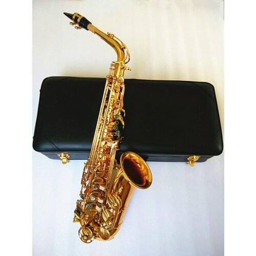 Upgrade Brand new Saxophone Exquisite New Orchestral Instrument Eb Flat Alto Sax Alto Saxophone and Hard box