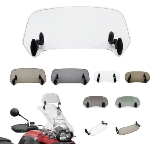 Motorcycle performance booster modified adjustable wind deflector windshield rain for kawasaki, suzuki, yamaha