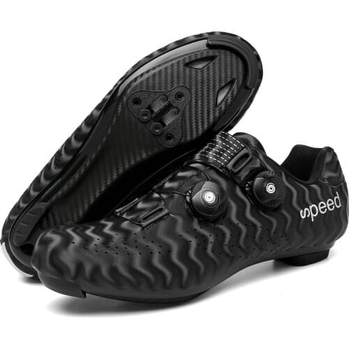 Cycling sneaker mtb spd cleat Non-slip Self-locking bike shoes Mens Road cycling footwear Mountain flat Bicycle sneakers