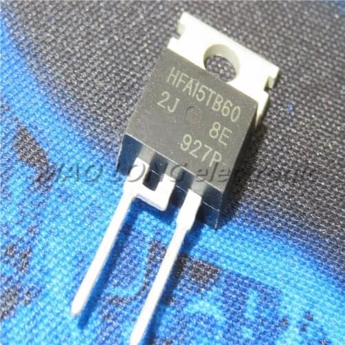 5PCS/LOT HFA15TB60 TO-220 600V 15A Fast recovery rectifier diode