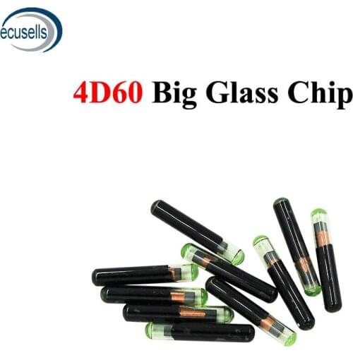 10/50PCS/Lot 4D ID60 Big Glass Transponder Chip 4D 60 4D60 For Ford Connect Fiesta Focus Ka Mondeo Aftermarket
