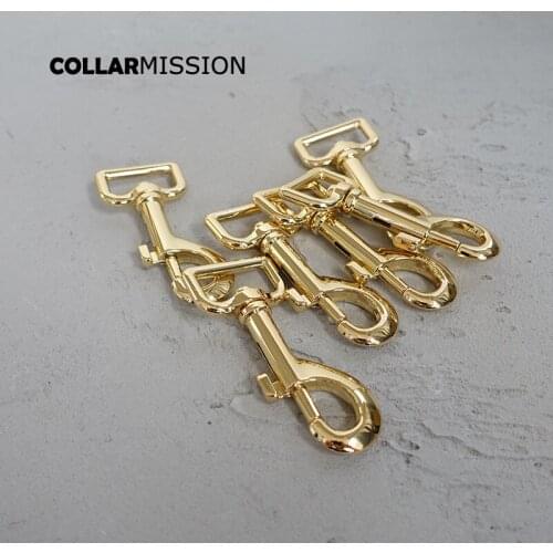 10pcs/lot Dog supplies pet accessories for 25mm webbing cat leash diy parts top quality durable Swivel Trigger Snap Hooks PK25J