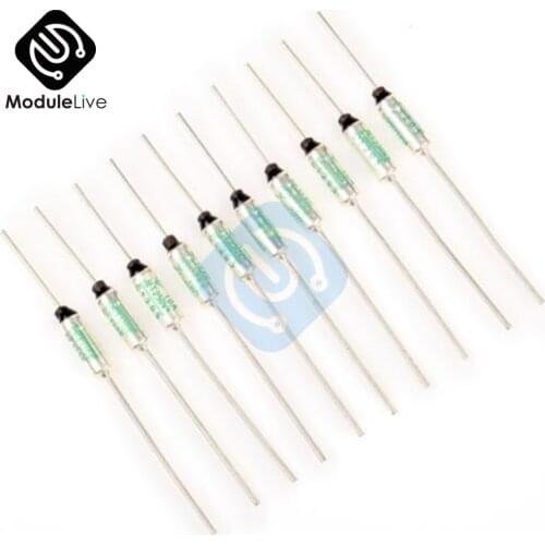 10PCS SF129E SEFUSE Cutoffs Thermal Fuse 133 Celsius 133 Degree 10A 250V CF