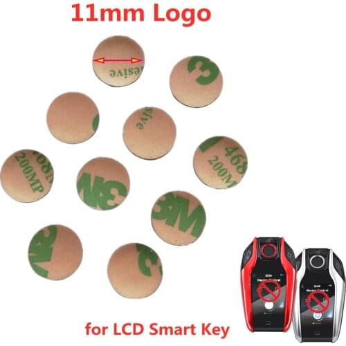 11mm Crystal Logo Emblem Stickers for CF400 CF500 LCD Smart Key
