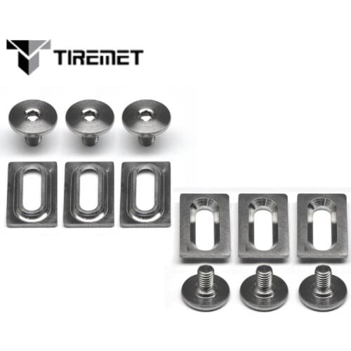 12pcs Titanium / Ti Bolt & Spacer-Shimano Road Pedal Cleat SM-SH10, SH11, SH12 Tiremet