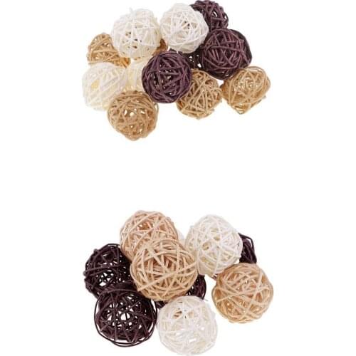 25X Rattan Wicker Balls Christmas Wedding Party Table Florist Decor Designs 3cm/5cm