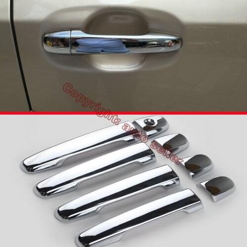 ABS Chrome Car Decoration Door Handle Cover Trim Molding For Toyota Sienna 2015 2016 2017