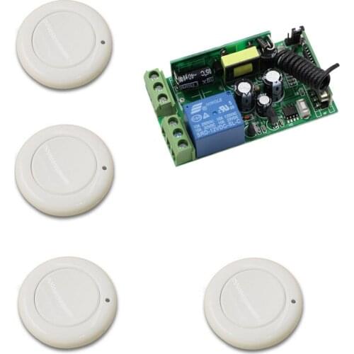 AC 85V 110V 220V 240V 250V Wireless Remote Control Switch Remote Switches 1CH Wireless Relay Receiver Transmitter Smart Home