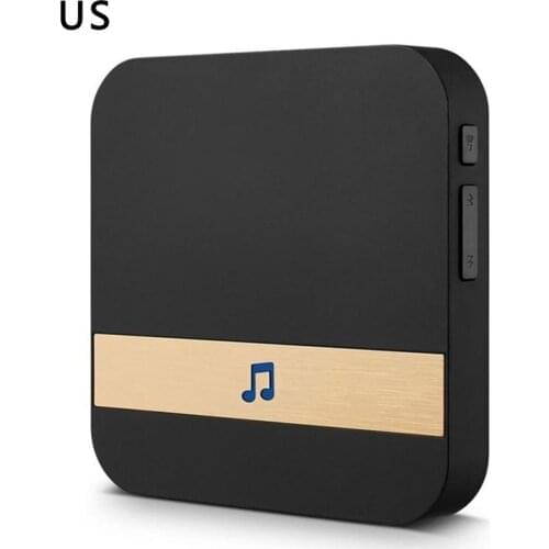 Black Wireless Wifi Remote Smart Doorbell Ring Camera Door Bell Ding Dong Machine Video Camera Phone Intercom Security