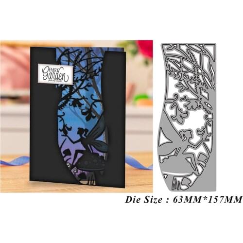 Flower Fairy Hollow Lace 2021 Metal Cutting Dies for DIY Scrapbooking Paper Cardmaking Decor Embossing Crafts No Stamp Curlicue