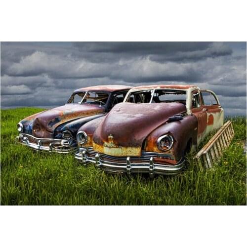 Diy diamond painting cross stitch Old luxury car resin needlework home decor full rhinestone mosaic 5d diamond embroidery icon