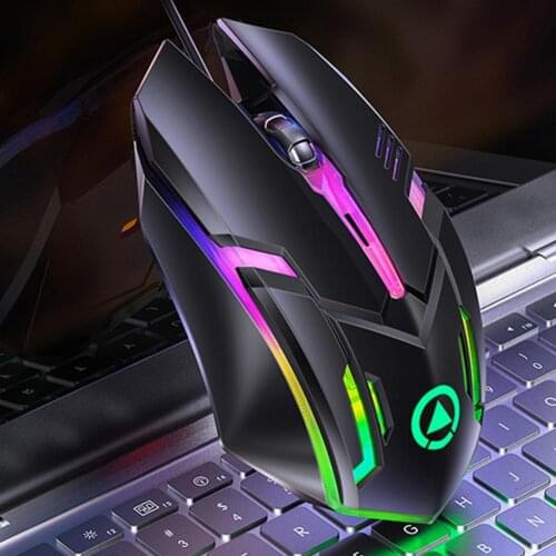 G6 1200 DPI Colourful Light Wired Backlight Gaming Mouse for Laptop/Computer