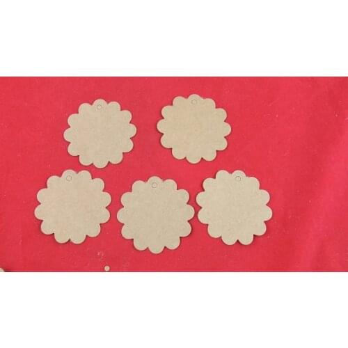 Wholesale free shipping kraft paper flowers/lacework personality irregular tag,gift hang tag,DIY creative tag