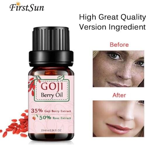 Hot Sale Hyaluronic Acid Goji Berry Essential Oil Anti Wrinkle Anti Aging Rose Flavor Chinese Wolf Berry Lifting Serum