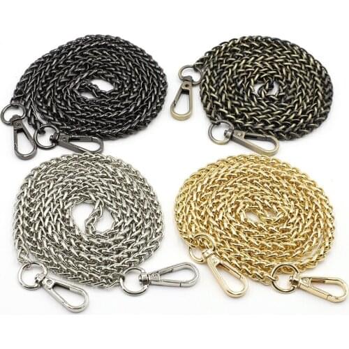 110cm New Bag Chain Replacement Metal Bag Straps for DIY Handbag Handles Shoulder Straps Accessories bag Handles