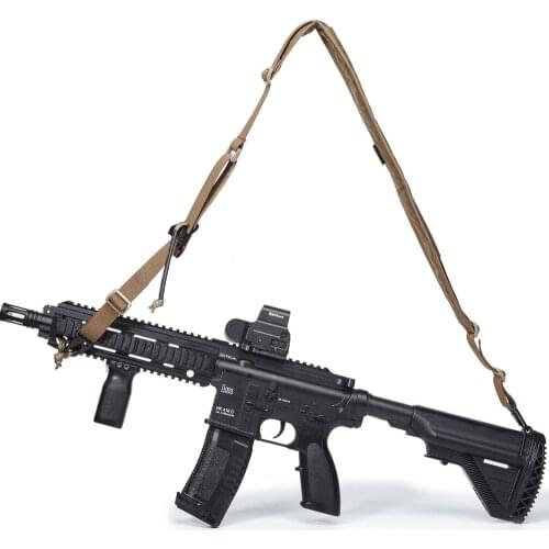 Tactical 2 Point Gun Sling Shoulder Strap Metal Buckle Hunting Accessories