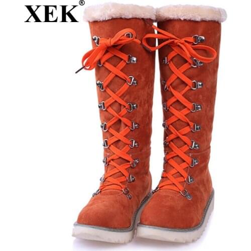 Женские высокие сапоги XEK China At AliExpress