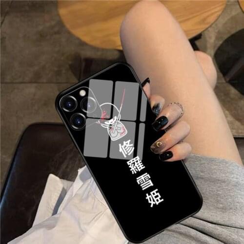 Lady Snowblood Phone Case Glass Phone Case For iphone 12 11 Pro Max XS XR X 8 7 Plus SE2 Case