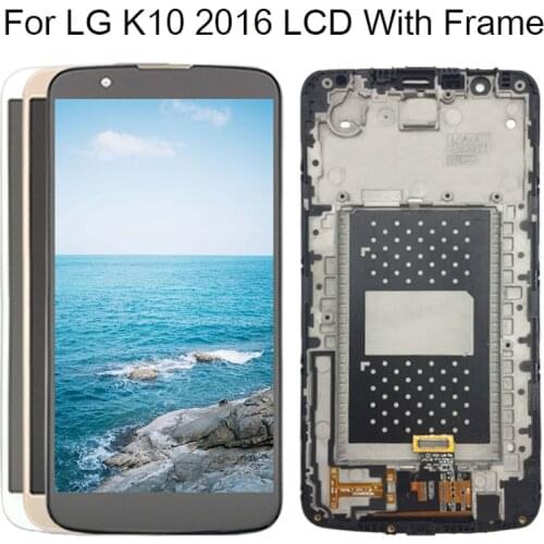5.3'' For LG K10 LCD Display With Touch Screen Digitizer LTE K430 K430DS/K410 K420 K420N For LG K10 2016 K430 LCD With Frame
