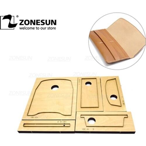 ZONESUN wallet customized leather Blade cutting die steel rule die handicraft tool punch cutter handicraft diy handmade
