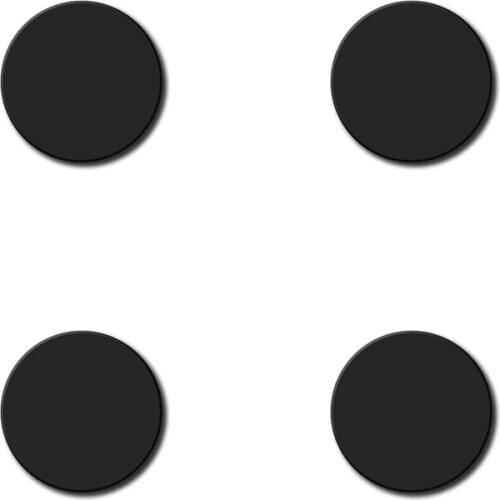 ZWB2 Ultraviolet Transmitting Filter Flashlight Black Glass Lens Filter Stray UV 365 NM8 Mm*1.5