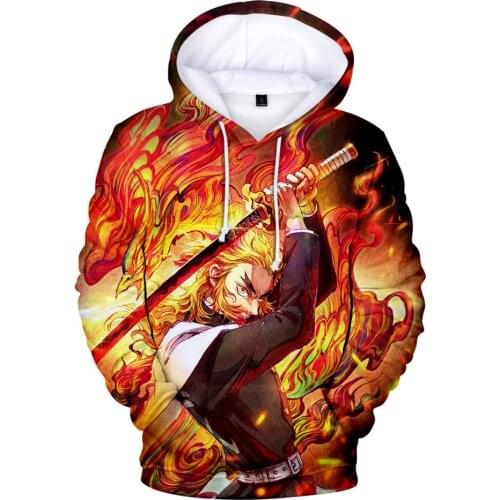 2020 Anime 3D Demon Slayer Kimetsu no Yaiba Cosplay Costume Kamado pullover Tanjirou Hoodie Sweatshirt Jacket Fashion Hoodie top