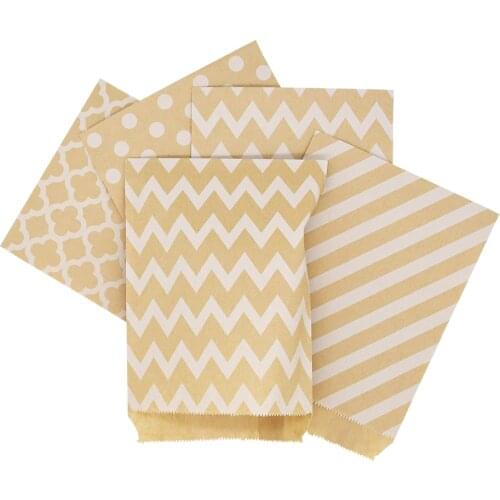 5-50pcs Colorful Bags Bag Birthday Party Favor Stand Bags Paper bag Stand up Cookie Gift Packing Bag Birthday Favor Bag 13x18cm