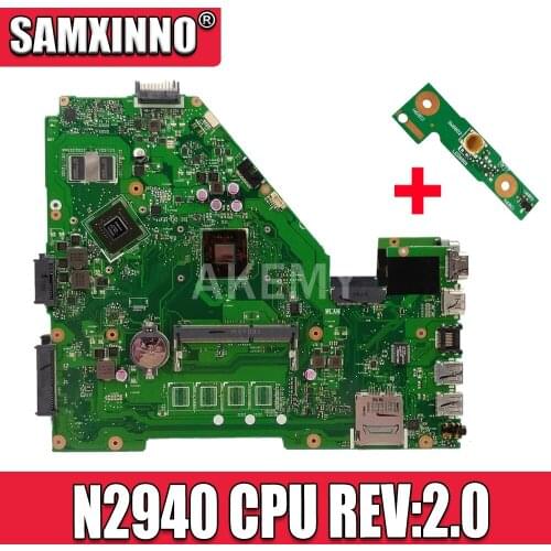 Akemy for ASUS X552M X550MJ Y582M K550M 9N0RBM1DA00 X550MD X550MJ Motherboard N2940 CPU REV:2.0 100% fully tested