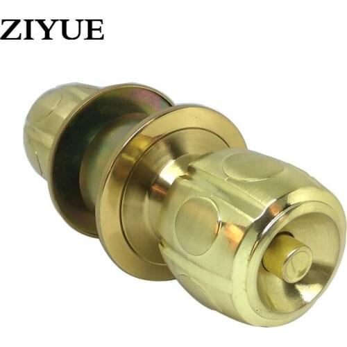 Free Shipping Gold Zinc Alloy Ball Lock Chamber Wood Door Lock Copper Lock Core Spherical Lock