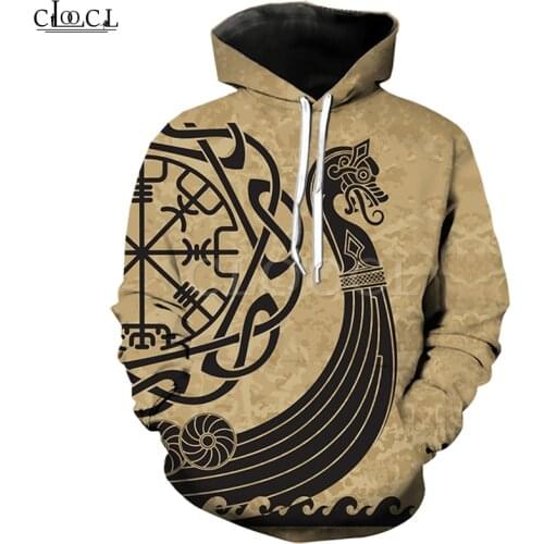 CLOOCL Pirate Ship Men Women 3D Print Viking Tattoo Sweatshirt Fashion Jogging Casual Zipper Hoodie Coat Drop Shipping