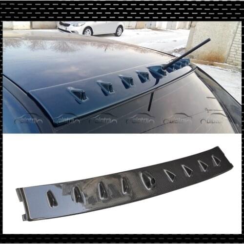 For Mitsubishi Lancer EVO 7 8 9 Tail Roof Spoiler Rear Wing Lip Carbon Fiber 2003-2007