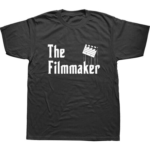 Funny Filmmaker Film Director Editing Films T-Shirt Summer New Style Fashion Men Funny Tee Shirts