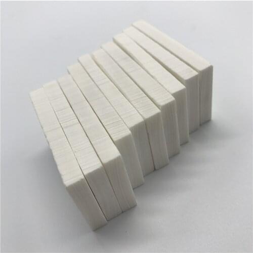 Sale price Nature Buffalo bone pieces paster sclerite 30*25*2mm solid handle material carved inlay and instrument accessories